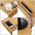 Import Monitor Stand Riser with Storage Organizer Office Computer Desk Laptop Cellphone TV Printer Stand Desktop Container Bamboo from China