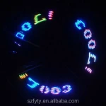 Motorcycle Cycling Bicycle Tire Wheel Valve Flash Spoke Light