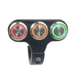 Motorcycle Handlebar Switches 22mm Headlight Fog Light ON-OFF W/ Indicator Light