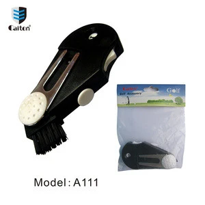 Multi-Functional golf club cleaning brush / Custom combo golf tools of golf accessory A111