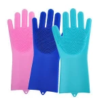 Multi Purpose Waterproof Silicone Car Household Washing Gloves Brush