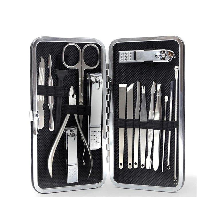 Multifunctional beauty nail tool stainless steel horny trimming nail clippers set