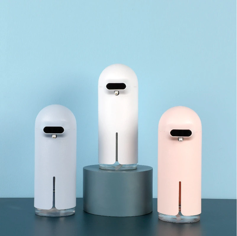 MYVOES  350ml wall mounted  touchless  rechargeable liquid soap dispensers for home, school, hotel and public places