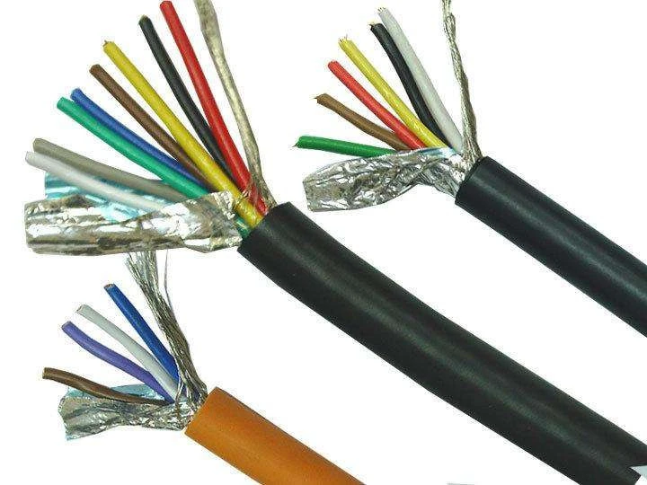N07v-k Extra Flexible Robotic Cable/ Installation Control Cable Jz-500 300/500v Pvc Insulation Jacket Number Code G/y Earth Wire