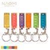 NAOMI Harmonica 4 Hole 8 Tone Mini Harmonica Key Rings Plastic Toy Gift