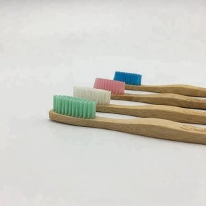 Natural Bamboo Adult Toothbrush, Organic Plant Based Soft BPA Free Bristles Eco Friendly Biodegradable Wooden toothbrush