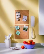 Natural Cork Tiles create a Custom Cork Bboard, 12"*12", 4pack, Cork Bulletin Board