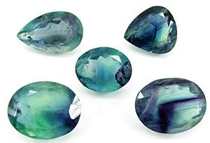 Natural Fluorite Loose Calibrated Gemstone Oval Wholesale Price size