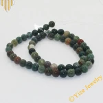 Natural Indian Agate Loose Bracelet Cheap Gemstone Beads for Jewelry Making