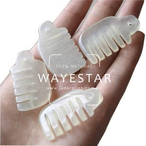 Natural Jade Comb for Head Massage  Faster Hair Growth Comb Products