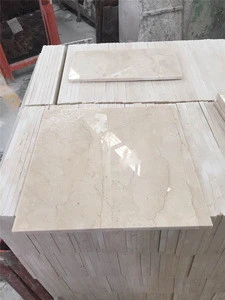 Natural stone cream marfil marble floor tile, Crema Marfil 60x60 / 24&quot; x 24&quot; polished marble floor tiles, the best beige marble.