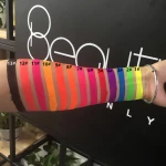 Neon Powder Makeup 13-Color Paint High Pigment Colored Cosmetic for Face/Eye/Body Safety