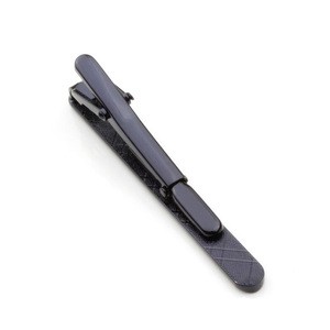 New arrival dark blue unique military tie pin bars for mens accessories