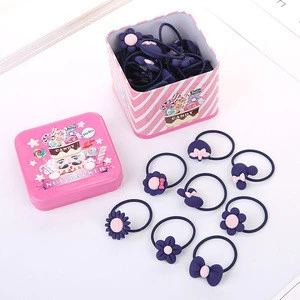 New arrival wholesales gift sets princess kids elastic hair ties baby girl hair accessories