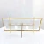 Import New Arrivals Creative Metal Transparent Double Glass Picture Photo Frames With  Iron Easel from China