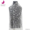 New arrivals white french crystal sequins lace with beads shining embroidery wedding bridal lace dress fabric HY1306-2