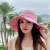 Import New bow knitted hat , splicing large Brim Sun Hat,  fishermans hat sunscreen travel hat from China