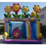 New design bouncers commercial grade bouncing castles combo inflatable bounce house with slide