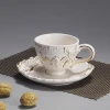 New design Coffee Tea Cup Mug Tea Pot  Set Ceramic  And Spoon Gift top class Customized