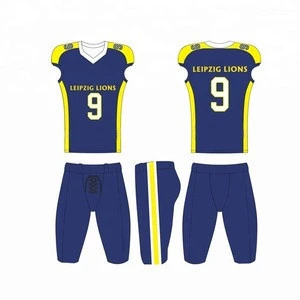 New design customized American football jerseys, custom cheap american football uniforms