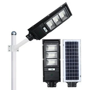 New design ip65 outdoor waterproof 40w 60w all in one integrated solar led street light