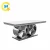 Import New design luxury furniture silver stainless steel frame marble top dining table from China