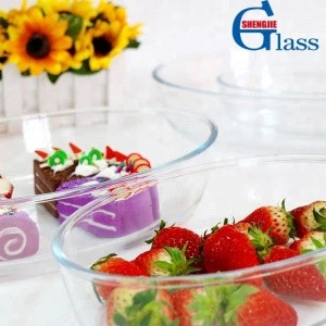 New Design Oval Glass Microwave Cake Baking Pan