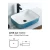 Import New Model Kitchen Ceramic Art Basin Bathroom Wash Basin Manufacturer From China from China