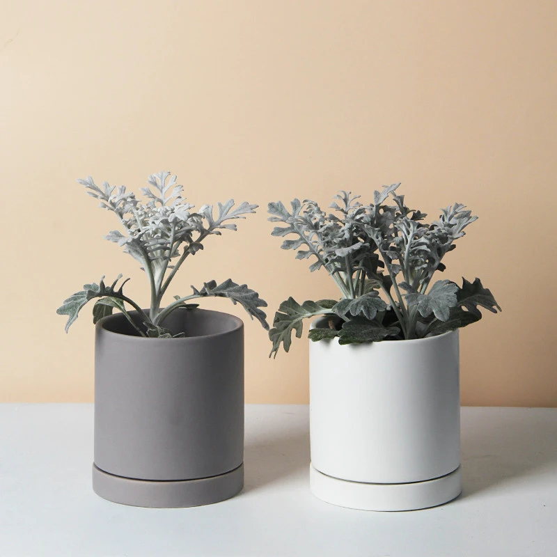 New Simple Ceramic Plant Pots Wholesale