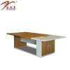 New Style Melamine Catalpa Wood Color Modern Meeting Table For Meeting Room