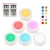 Import New Wireless LED Puck Lights Touch Sensor RGB led Under Cabinet Light Remote Night Light from China
