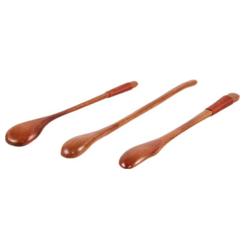 New Wooden Kitchen Cooking Utensil Tool Teaspoon Catering Coffee Wood Spoons