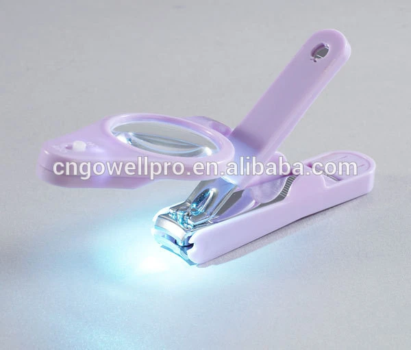 New Zoom Nail Clipper With Led Light
