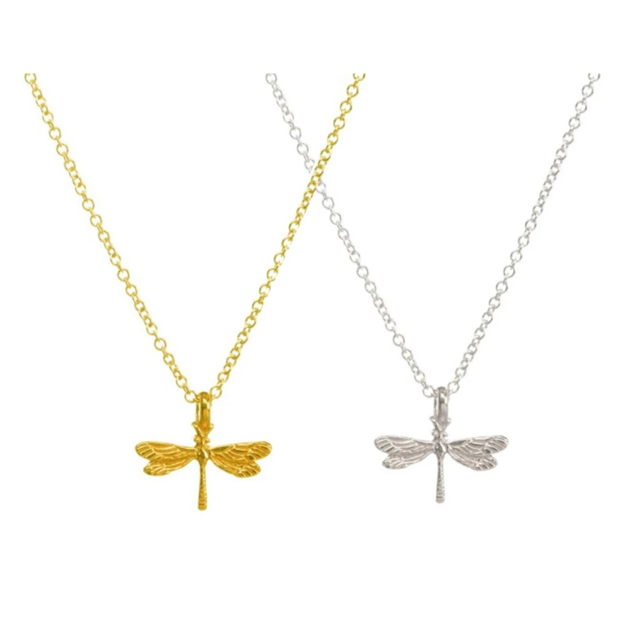Newest Arrival Gold Plated Dragonfly Pendant Necklaces Cute Bird Animal Choker Necklace