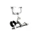 Import non-swivel three-point surgical head frame from China