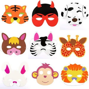 Non toxic custom eva animal face party mask