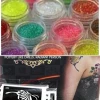 non-toxic fine colorful craft polyester tattoo glitter powder