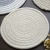Import Nordic cotton thread woven insulation pad placemat tray mat bowl mat Japanese style thick creative woven mat desktop anti-scaldi from China