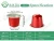 Import Oem empty eco friendly green tea martello aluminum foil espresso pod maker seal lid compatible cafe nesspresso coffee capsule from China