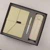 oem logo beige in stock gift set notebook  luxury with Bottle for Corporate Gift 2022