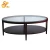 Import OEM service wood tea table round side table from China