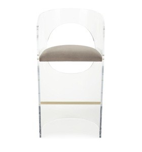 OEM Unique Designed clear acrylic bar stool acrylic bar chair