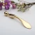 Import OEM Zinc Alloy Anti Wrinkle Gold Two-purposefor Makeup Cream Spatula Spoon from China