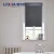 Office Cordless Spring System Sunscreen Child-safe Polyester Blackout Shutters with Cassette Valance  Window Roller Blinds