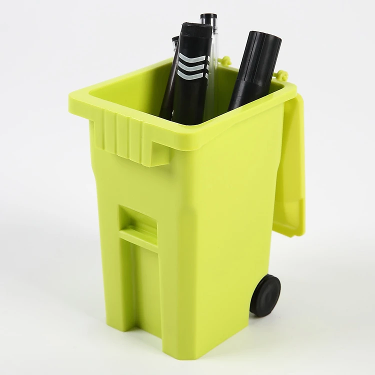 Office Plastic Mini Desktop Trash Can Pen Holder car trash can
