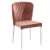 Import Orange or Pink Industrial Metal Cafe Chairs Live Velvet Chairs indoors from China