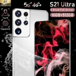 Original Wholesale 6.7inch S21 U 5G Smartphone 12GB+512GB MTK6899 Cell Phone HD LIYUN 24MP+48MP Android Mobile Phones