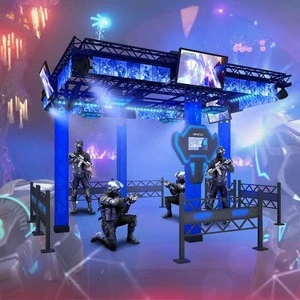 Other Amusement Park Products 4 Person Multiplayer Shooting Game VR 9D Shooting VR Games Simulator VR Amusement Park