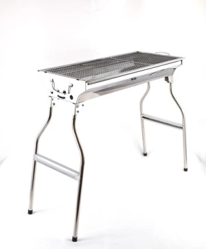 Outdoor Used Stainless Steel Bbq Grill Charcoal smokeless Barbecue Grill Stand