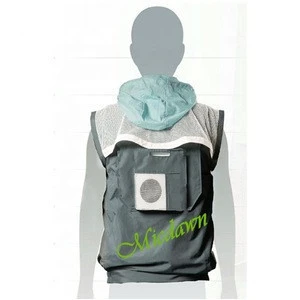 Outer Wear Wearable Air Conditioning Cool Warm Cloth and Backbag